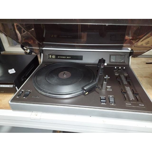 99 - Philips High Fidelity International Turntable, Working, Needs New Belt. Stereo 907