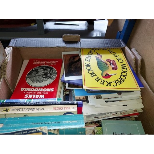 84 - Box Of Mixed Ephemera, Books, Maps & Guides