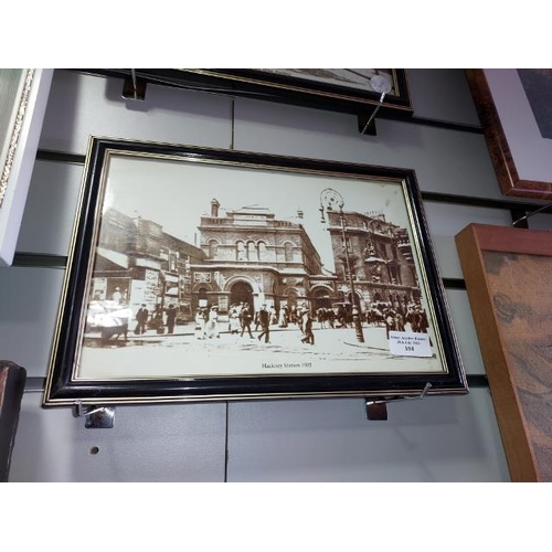 104 - 3 Framed Prints Of Hackney Highstreet