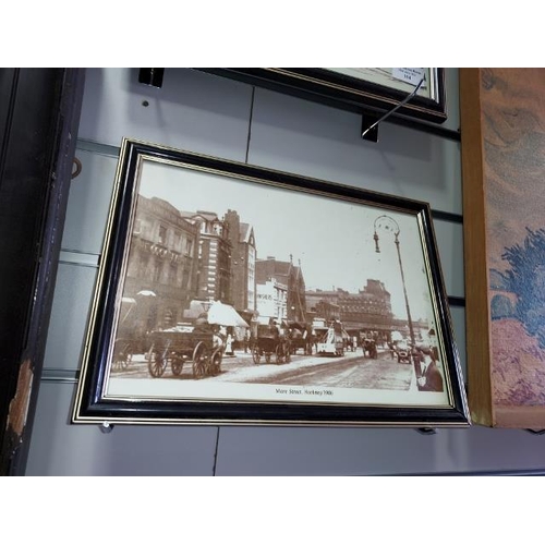 104 - 3 Framed Prints Of Hackney Highstreet