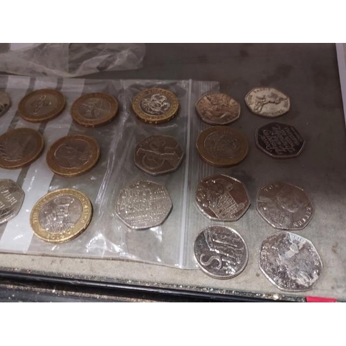 322 - Selection Of Collectable 50p's And £2 Coins Including S Stonehenge 10p 2018, Abolition Of Slavery £2... 