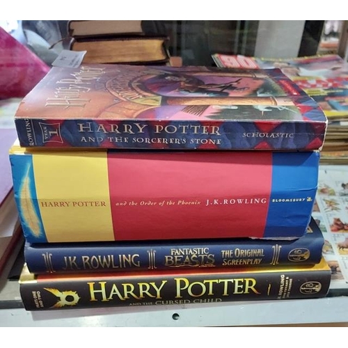 546 - 3 First Edition J.K Rowling Books Plus Paperback Harry Potter Book