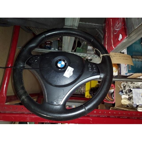 589 - BMW Steering Wheel With Air Bag