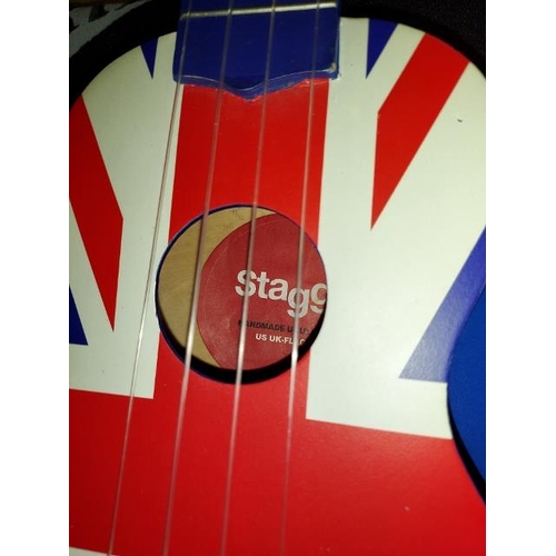 143 - Stag Ukulele With Union Jack Pattern