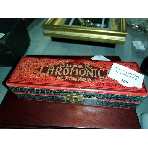 366 - Hohner Super Chromonica Harmonica Boxed