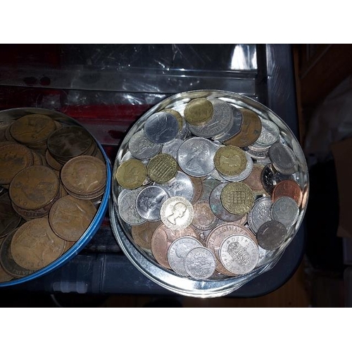 380 - 3 Tins Of World Coins