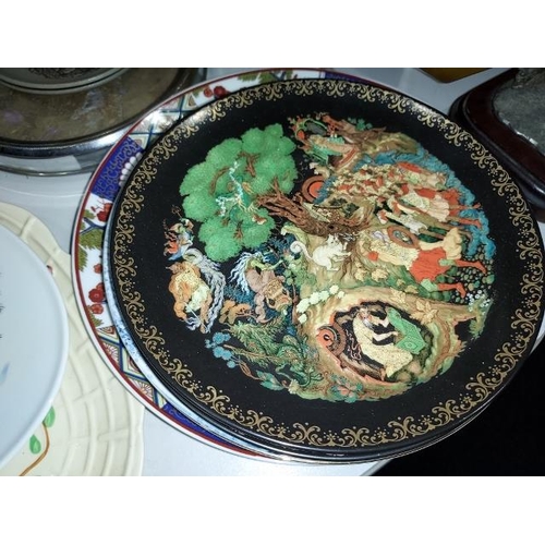 432 - Large Selection Of Plates Including Oriental, Poole And Rosenthal