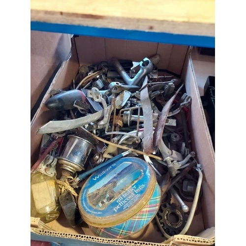 94 - Box Of Vintage Bike Parts