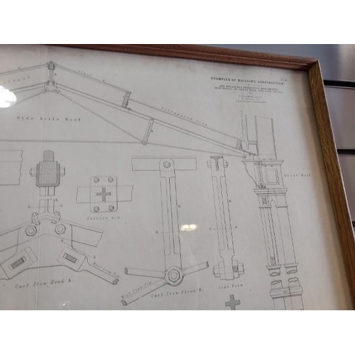 106 - Framed Samples Of Building Construction Architect Picture