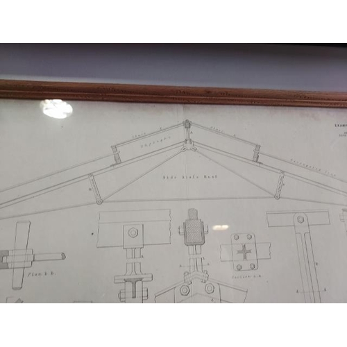 106 - Framed Samples Of Building Construction Architect Picture