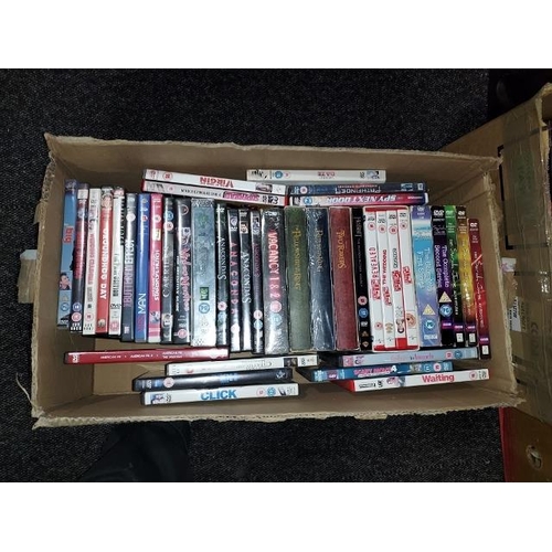 178 - 2 Boxes Of DVDs, Some Box Sets