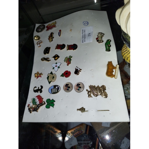 274 - Collection Of Pin Badges. Approximately 28