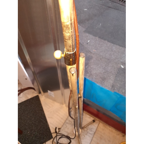 42 - Large Retro Floor Lamp, Base Has Been Changed