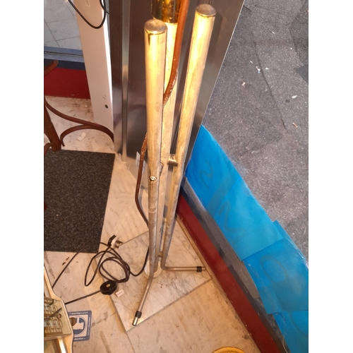 42 - Large Retro Floor Lamp, Base Has Been Changed