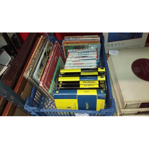 12 - Tray Of Small Reference Books Including Observer Books