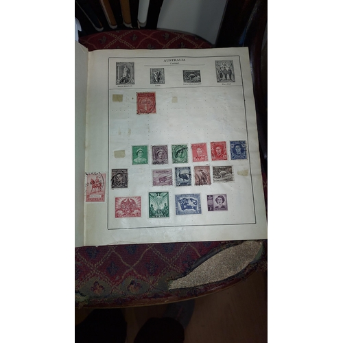 593 - Strand Stamp Album With Many Stamps