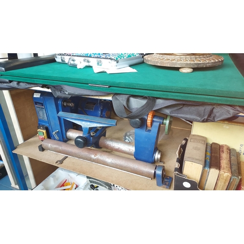 94 - Draper Wood Lathe Model Wtl12A Working