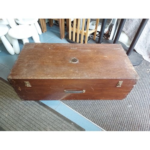 43 - Wooden Carpenters Tool Box