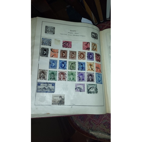 593 - Strand Stamp Album With Many Stamps