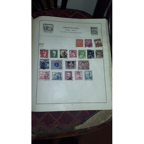 593 - Strand Stamp Album With Many Stamps