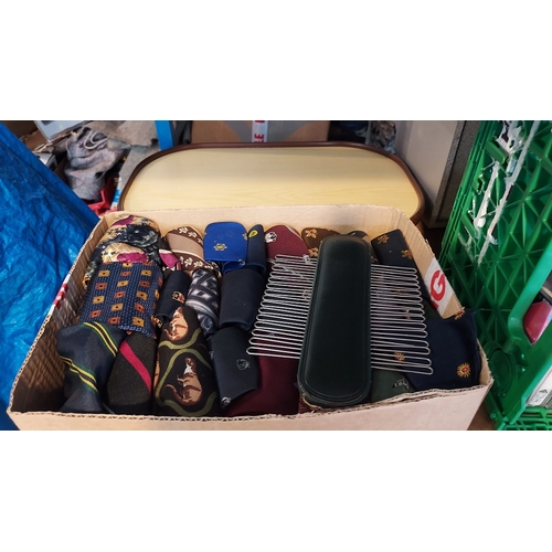 21 - Box Of Various Ties