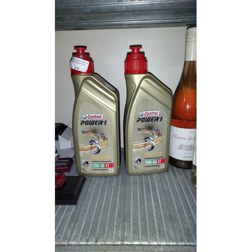 141 - 2 Bottles Of Castrol Motorbike Oil 10W-40 4T, 4 Stroke