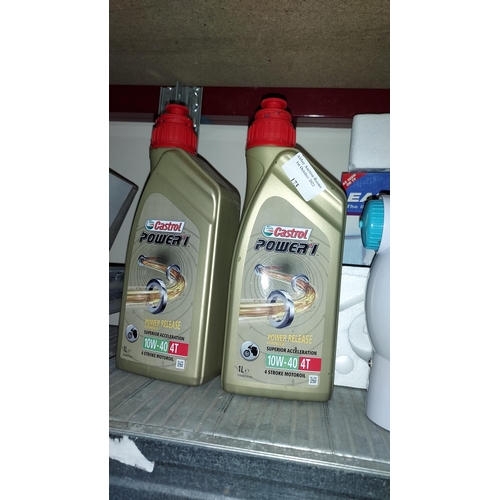 173 - 2 Bottles Of Castrol Motorbike Oil 10W-40 4T, 4 Stroke