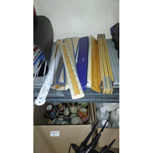 181 - Selection Of Surveyors Rulers