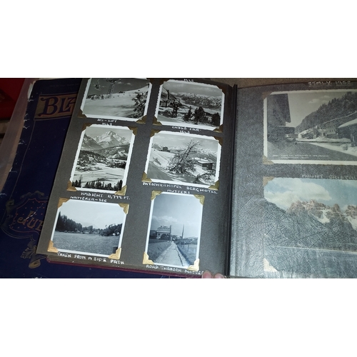 7 - Vintage 50s Photograph Album Including 1952 Austria, 1953 Belgium & Isle Of Wight, 1954 Farncombe. I... 