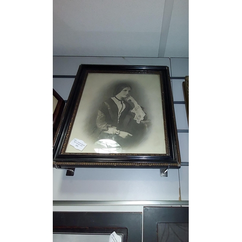 101 - Framed Antique Photo Of A Lady