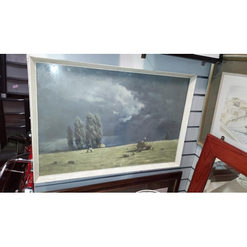 120 - Framed David Shephard Farming Scene