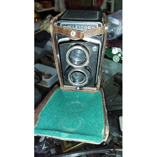 275 - Vintage Rolleicord DRP 1006280 DRGM Camera In Leather Case