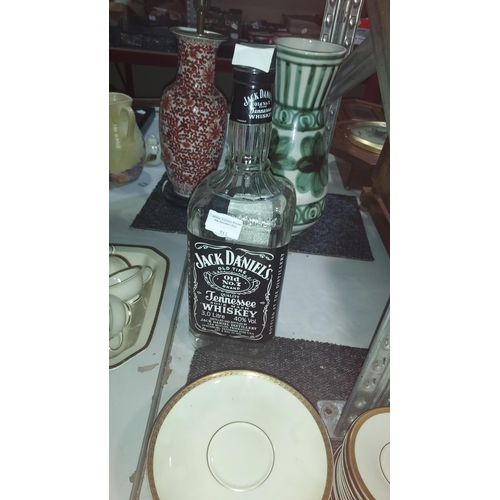 513 - 3L Jack Daniels Whiskey Empty Glass Bottle