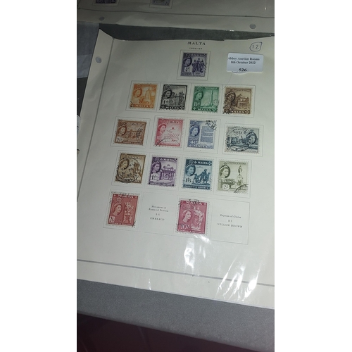 526 - Malta Queen Elizabeth 2nd Stamps