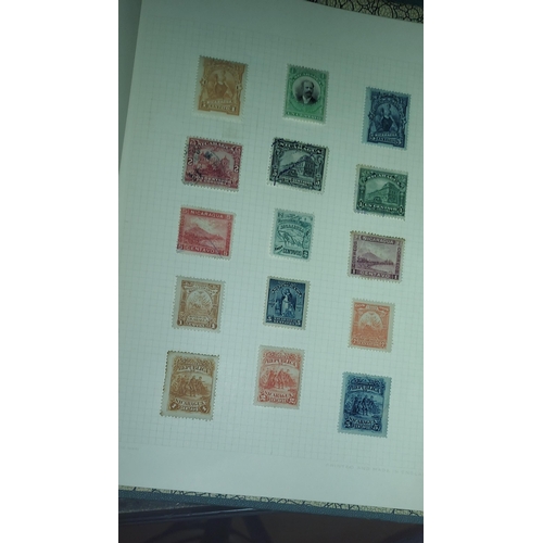 541 - Antique Collection Nicaragua Stamps In Album