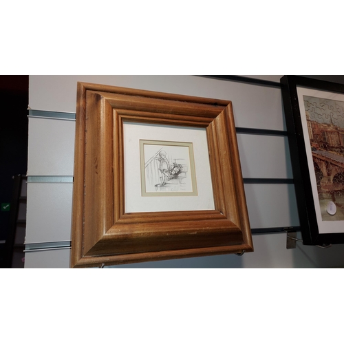 118 - 2 Small Framed Winnie The Pooh Prints