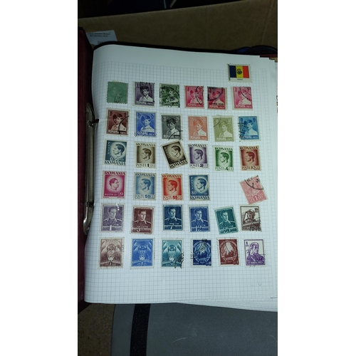 203 - Box Of Stamp Albums With Contents Plus Others