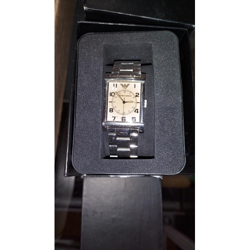 252 - Emporia Armani Gents Watch In Box