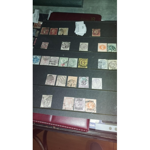 543 - 2 Sided Page Of GB Stamps