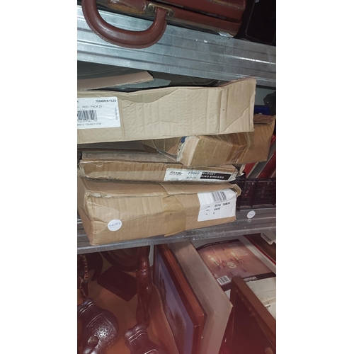 566 - 4 Boxes Of Ring Binder And Transfer Files