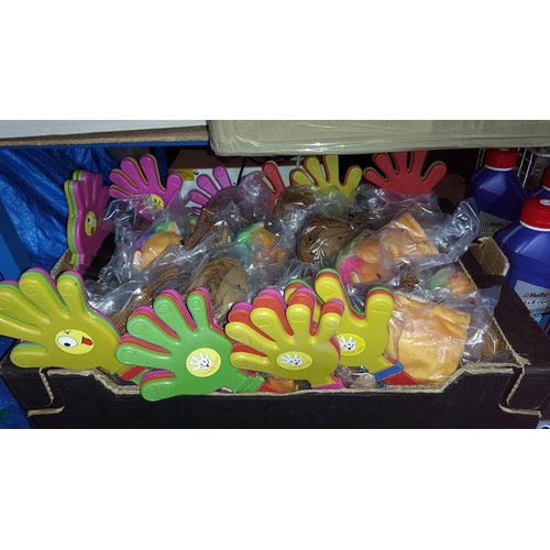 26 - Box Of Hand Puppets And Clapper Hands