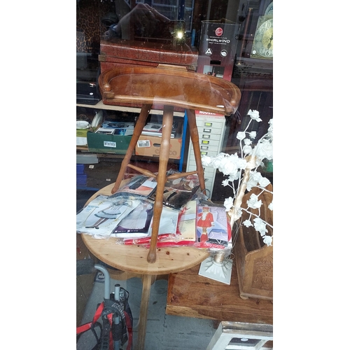 45 - Horse Shoe Shaped Side Table