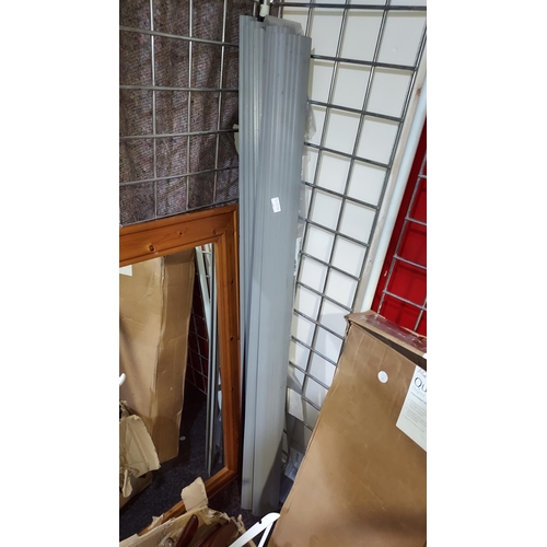 627 - Bundle Of Grey Cable Floor Trunking