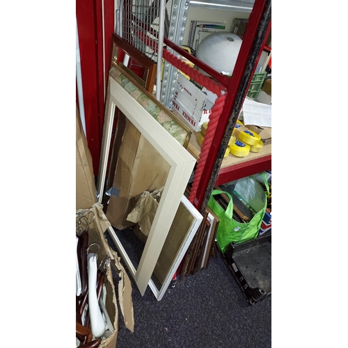 630 - 4 Various Size Framed Mirrors