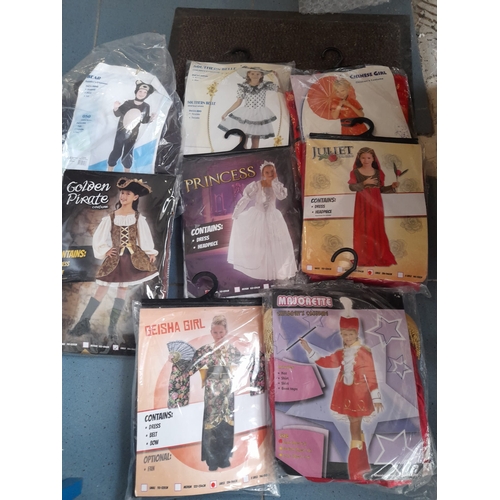 46 - Selection Of Childrens Dress Up Costumes, Unused In Bags