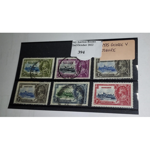 394 - 1935 George V Jubilee Stamps