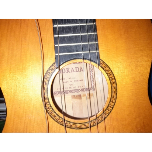 98 - Hokada Classic Spanish Guitar, Needs New Strings