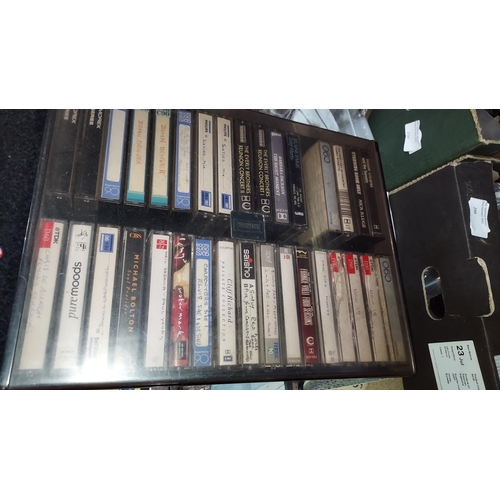 205 - 2 Cassette Storage Cases, Full.