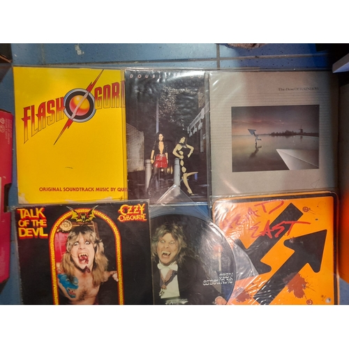 146 - 15 Rock Lps Including Led Zepplin, Alice Cooper ,Meat Loaf, Deep Purple, Ozzy Osbourne, Status Quo, ... 