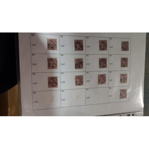 379 - 2 Sheets Of Queen Victoria India Stamps Ohms